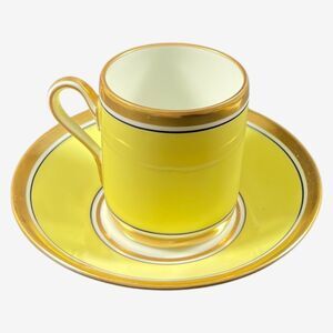 Richard Ginori Contessa Yellow demitasse espresso after dinner cup and saucer